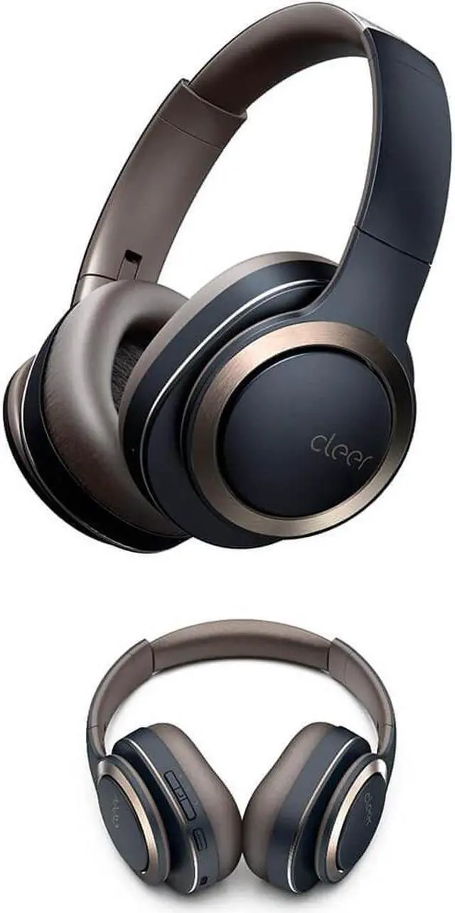Alt view image 2 of 13 - Cleer ENDURO ANC Navy ENDURO2NCNAVUS Wireless Noise Cancelation Headphone with Extended Battery Life