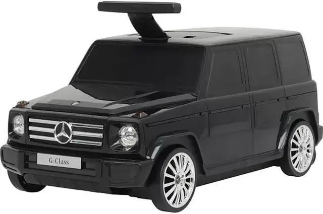 Alt view image 2 of 6 - Best Ride On Cars SUITMERGCLBK Mercedes G Class Convertible Kids Carrying Suitcase