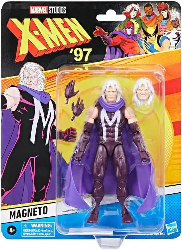 Alt view image 2 of 6 - Hasbro F9056 6 inch Marvel Legends Series Marvel Studios X-Men 97 Magneto Action Figure
