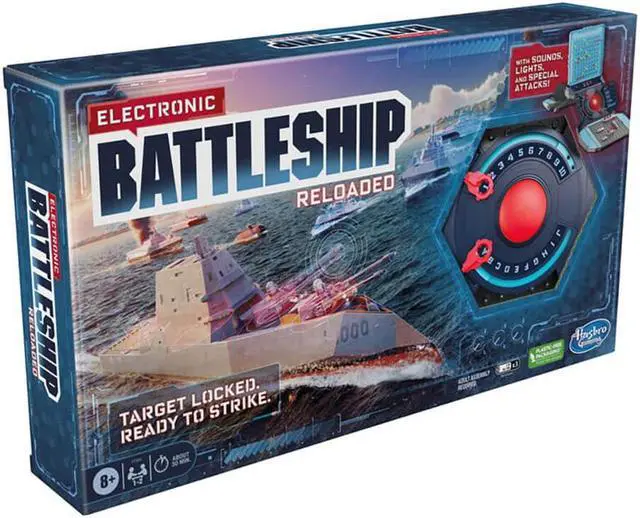 Alt view image 2 of 6 - Hasbro F7565 Electronic Battleship Board Game
