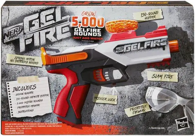 Alt view image 4 of 4 - Hasbro F7979 Nerf Pro Gelfire Legion Gel Blaster