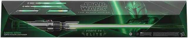 Alt view image 6 of 7 - Hasbro F9177 Star Wars The Black Series: Force FX Elite Sabine Wren Lightsaber