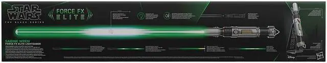 Alt view image 7 of 7 - Hasbro F9177 Star Wars The Black Series: Force FX Elite Sabine Wren Lightsaber