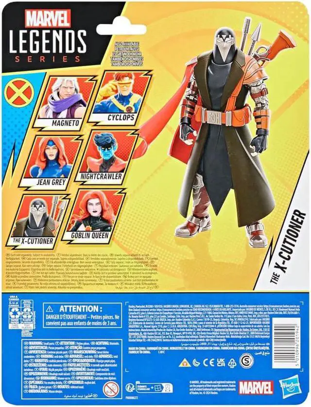 Alt view image 7 of 7 - Hasbro F9055 6 inch Marvel Legends Series Marvel Studios X-Men 97 The X-Cutioner Action Figure