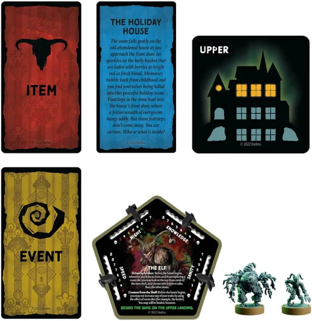 Alt view image 4 of 8 - Hasbro F5812 Avalon Hill Betrayal Evil Reigns in the Wynters Pale The Yuletide Tale Board Game