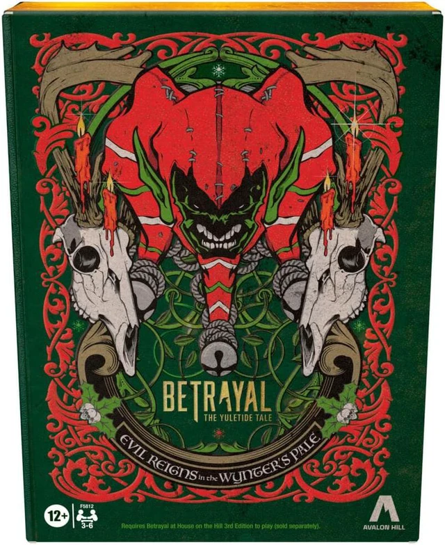 Alt view image 3 of 8 - Hasbro F5812 Avalon Hill Betrayal Evil Reigns in the Wynters Pale The Yuletide Tale Board Game
