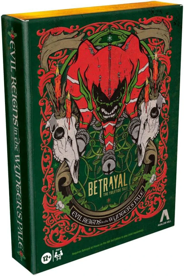 Alt view image 6 of 8 - Hasbro F5812 Avalon Hill Betrayal Evil Reigns in the Wynters Pale The Yuletide Tale Board Game