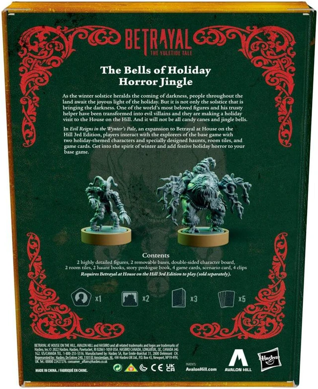 Alt view image 5 of 8 - Hasbro F5812 Avalon Hill Betrayal Evil Reigns in the Wynters Pale The Yuletide Tale Board Game