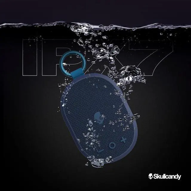 Alt view image 3 of 5 - Skullcandy Kilo Wireless Bluetooth Mini Speaker - Grey