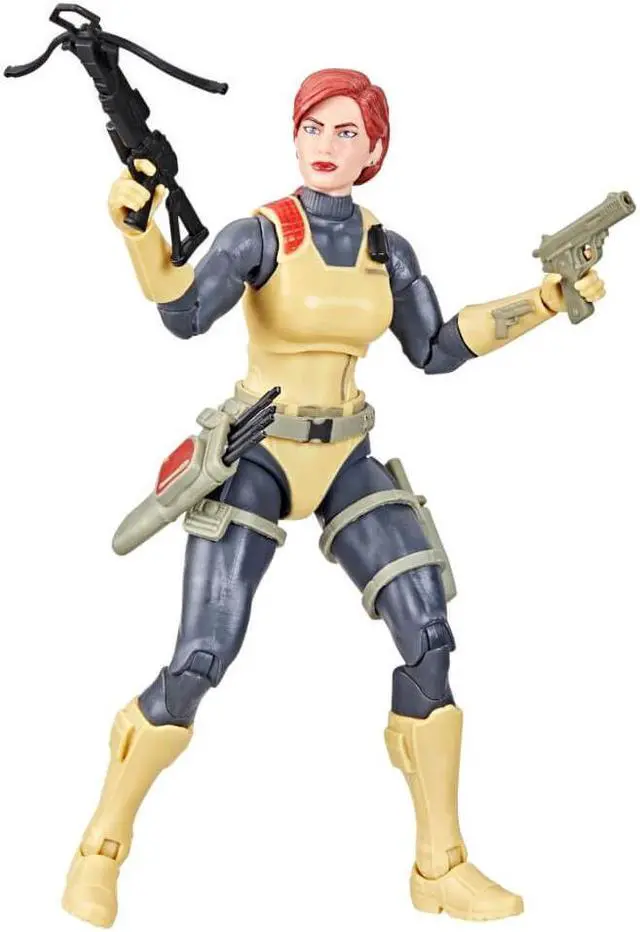 Alt view image 4 of 6 - Hasbro 6 inch G.I. Joe Classified Series Retro Cardback Scarlett Action Figure
