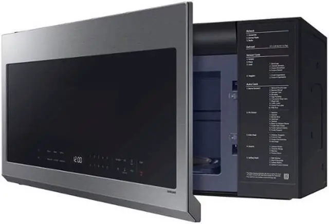 Alt view image 2 of 3 - Samsung ME21DG6300SR 2.1 Cu. Ft. Stainless Steel Over-the-Range Microwave