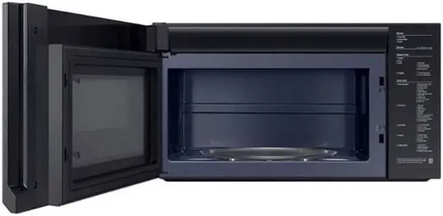 Alt view image 3 of 3 - Samsung ME21DG6300SR 2.1 Cu. Ft. Stainless Steel Over-the-Range Microwave