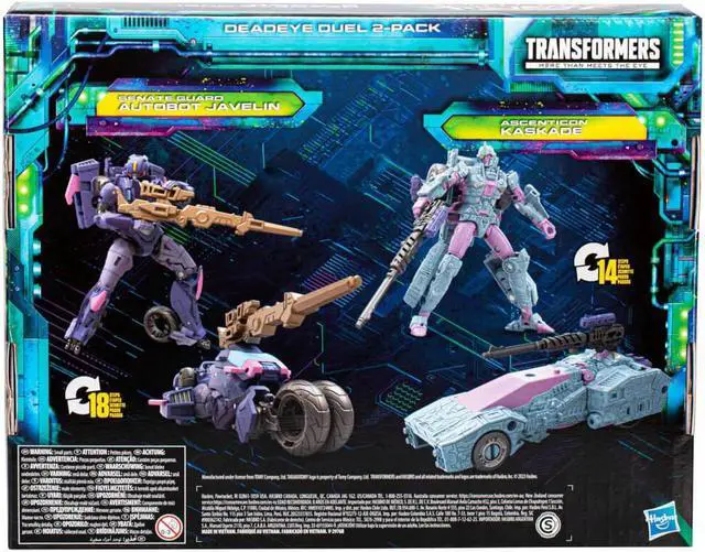 Alt view image 5 of 5 - Hasbro F6958 Transformers Legacy Evolution Deadeye Duel 2-Pack Action Figures