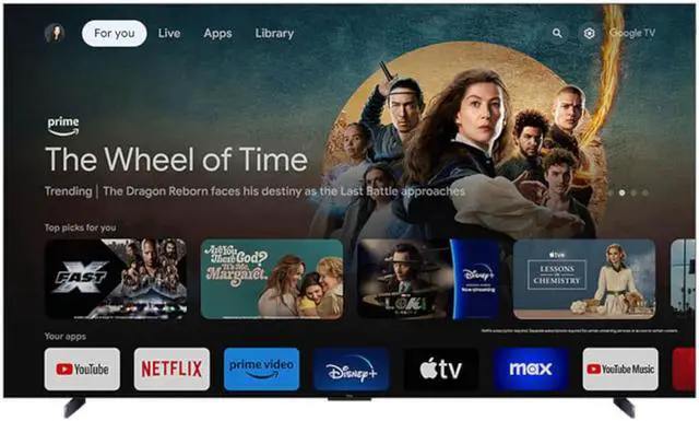 Alt view image 3 of 7 - TCL 98QM851G 98 inch Q-Class LED 4K UHD HDR Smart Google TV