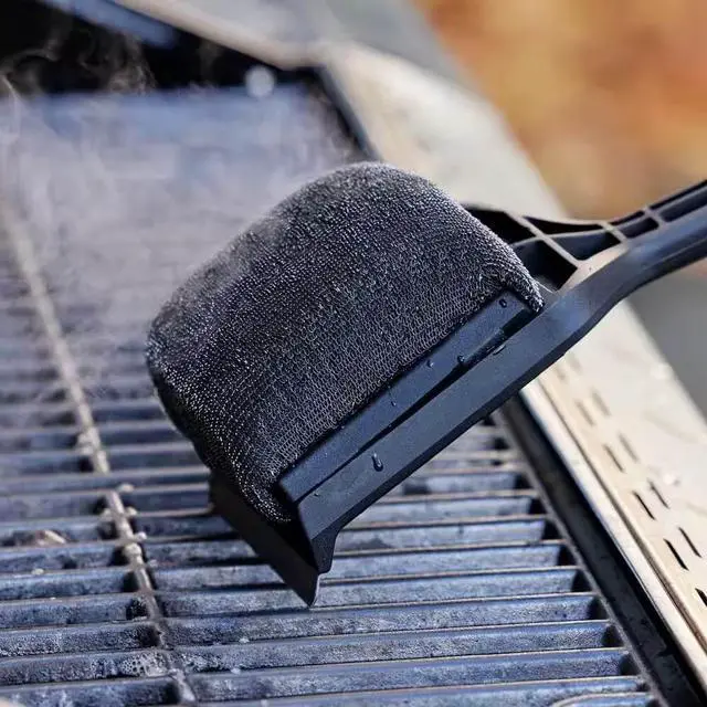 Alt view image 7 of 7 - Mr. Bar-B-Q 60400SDZ Steam Clean BBQ Brush Powered by Scrub Daddy