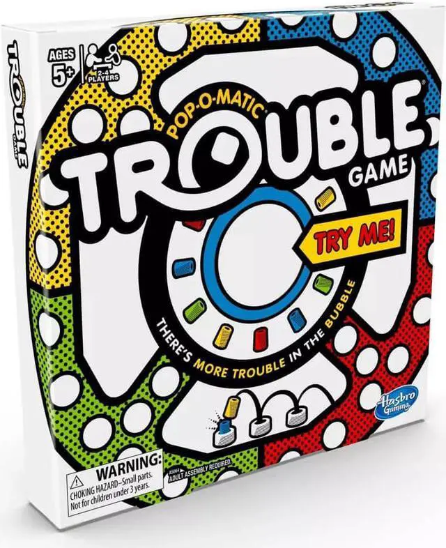 Alt view image 2 of 5 - Hasbro A5064 Trouble Board Game