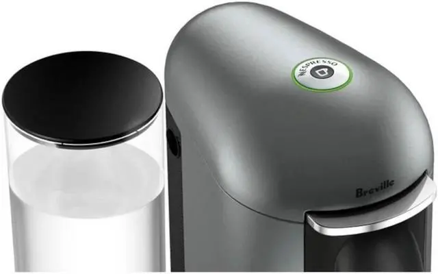 Alt view image 4 of 7 - Nespresso BNV450TTN VertuoPlus Deluxe Coffee and Espresso Machine - Titan with Aeroccino3