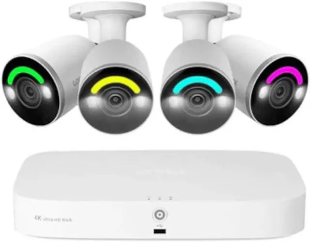Main image of Lorex N847A628A4E Fusion 4K Wired Security System - White