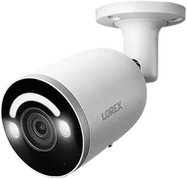 Alt view image 2 of 4 - Lorex E894AB 4K Smart Wired Bullet Security Camera with Motion Detection
