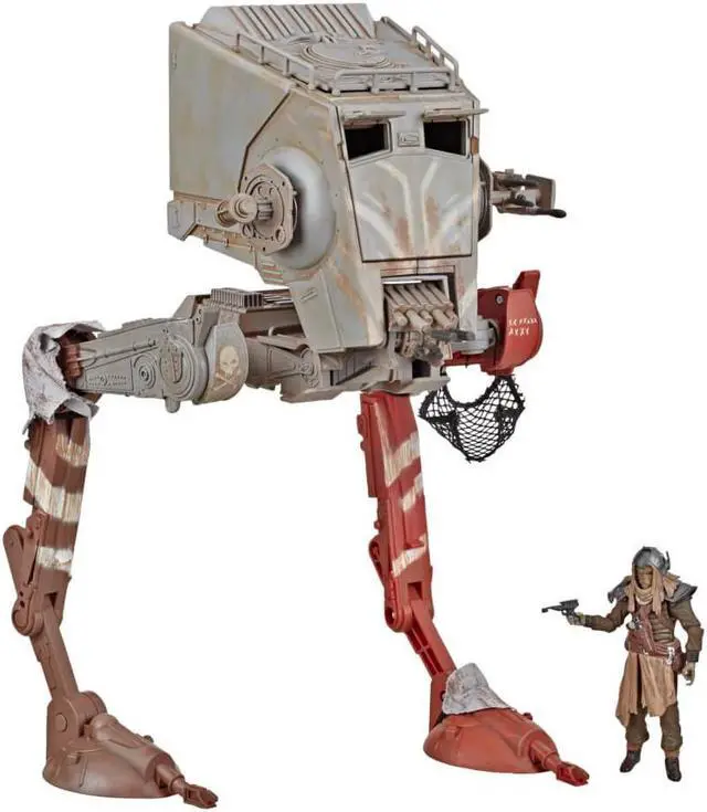 Main image of Hasbro E6997 3.75 inch Star Wars The Vintage Collection The Mandalorian AT-ST Raider Toy Vehicle