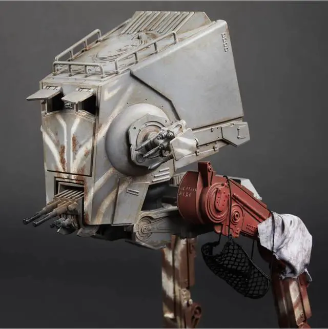 Alt view image 4 of 6 - Hasbro E6997 3.75 inch Star Wars The Vintage Collection The Mandalorian AT-ST Raider Toy Vehicle