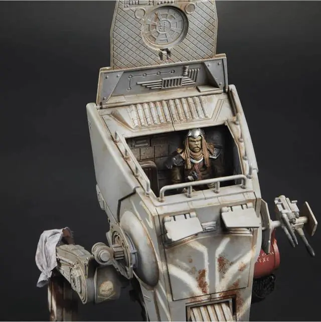 Alt view image 5 of 6 - Hasbro E6997 3.75 inch Star Wars The Vintage Collection The Mandalorian AT-ST Raider Toy Vehicle