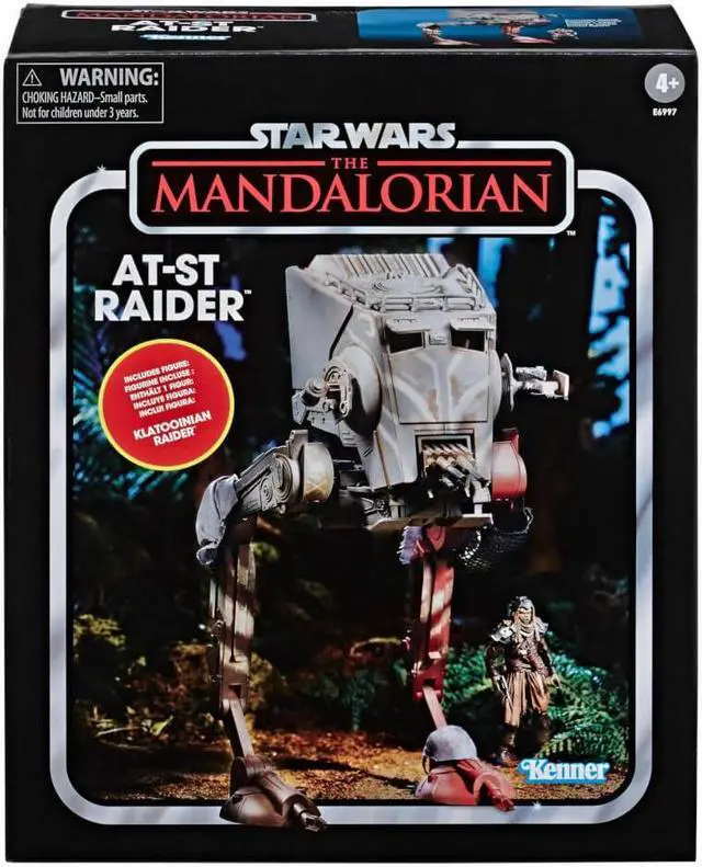 Alt view image 2 of 6 - Hasbro E6997 3.75 inch Star Wars The Vintage Collection The Mandalorian AT-ST Raider Toy Vehicle
