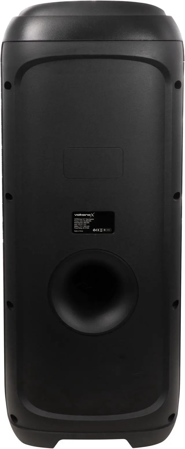 Alt view image 5 of 6 - Volkano VK3902D65 VXP200 Dual 6.5 inch Party Speaker