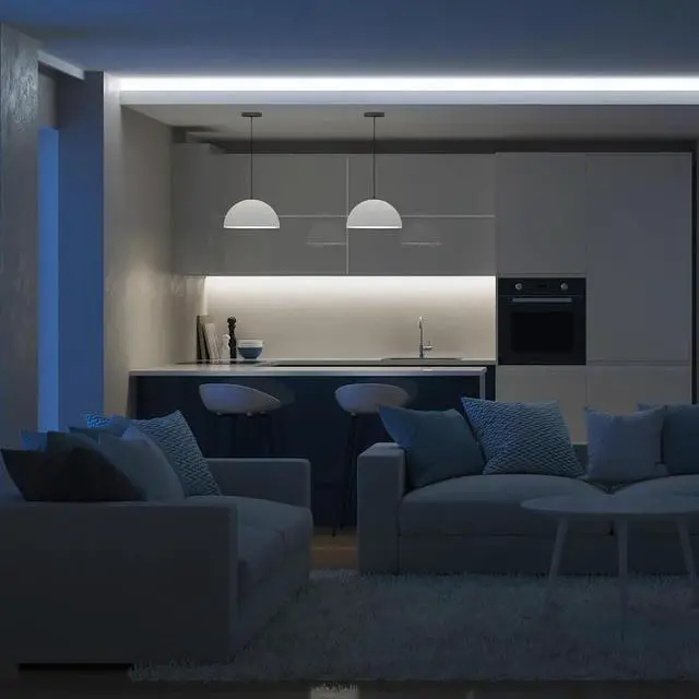 Alt view image 5 of 7 - Monster MLB72050RGB 50ft Multi-Color LED Light Strip with Remote