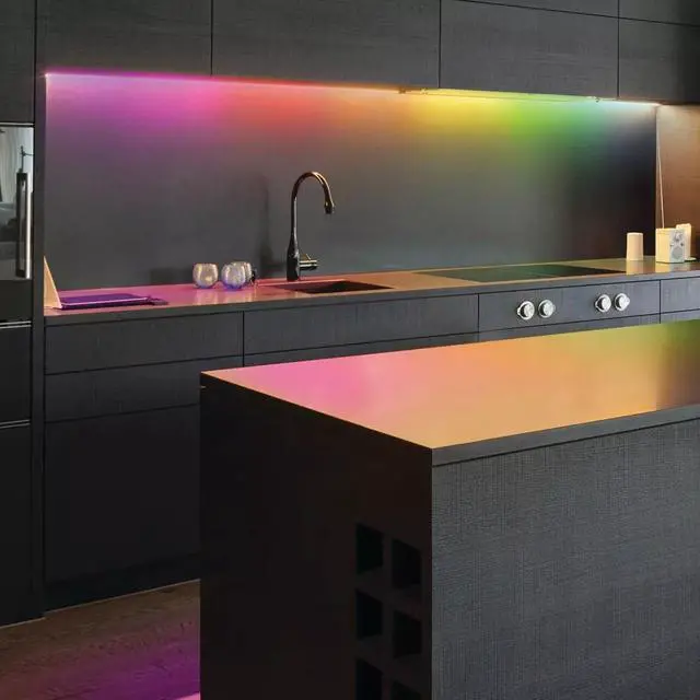 Alt view image 3 of 6 - Monster MLB71063RGB 16.4ft Neon Flow Smart Indoor/Outdoor Multi-Color LED Light Strip