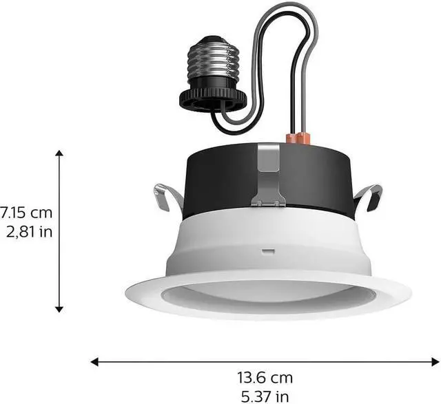 Alt view image 2 of 3 - Hue 578484 White Ambiance 4 inch High Lumen Recessed Downlight