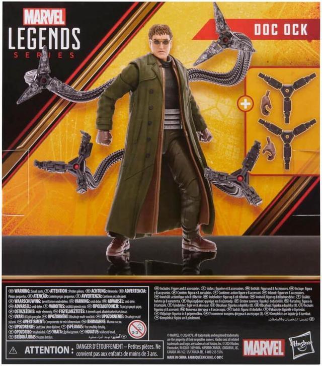 Alt view image 7 of 7 - Hasbro F7115 6 inch Marvel Legends Series Doc Ock Action Figure