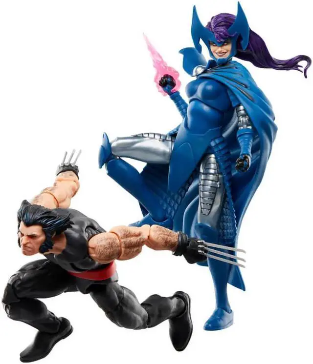 Alt view image 3 of 7 - Hasbro F9040 6 inch Marvel Legends Series Wolverine and Psylocke