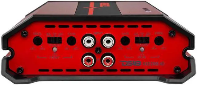 Alt view image 3 of 4 - DS18 4 Channel Class D Amplifier - Red