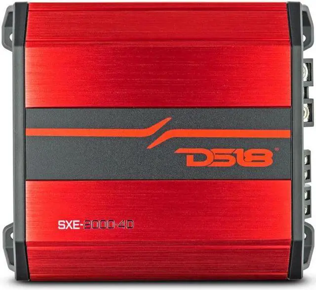 Main image of DS18 4 Channel Class D Amplifier - Red