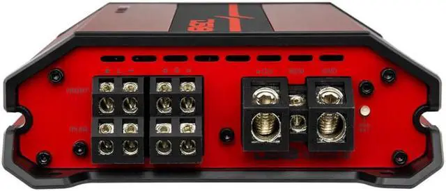 Alt view image 4 of 4 - DS18 4 Channel Class D Amplifier - Red