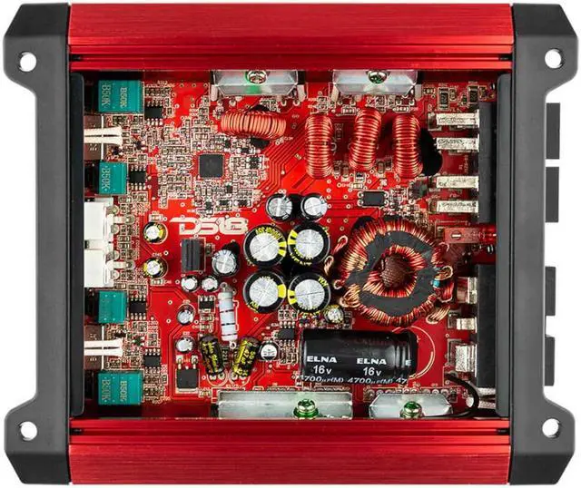 Alt view image 2 of 4 - DS18 4 Channel Class D Amplifier - Red