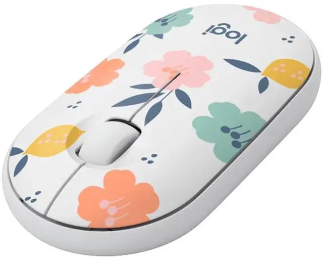 Alt view image 2 of 6 - Logitech M340 Wireless Mouse with Limited Edition Prints, USB Receiver and Silent Clicks, Portable Wireless Mouse for Laptop, PC, Windows, Chrome, Surface, Floral Bouquet