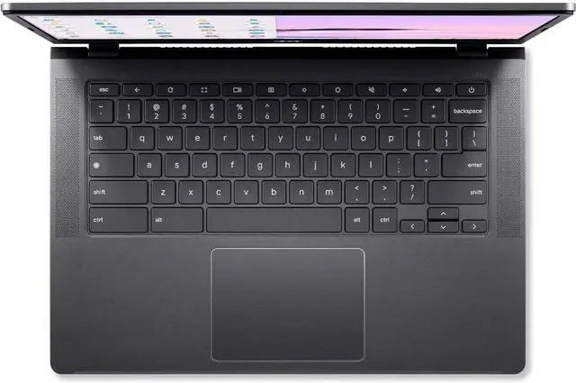 Alt view image 6 of 7 - Acer 14 inch Chromebook Plus 514 - Intel Core i3-N305 - 8GB/128GB - Steel Gray