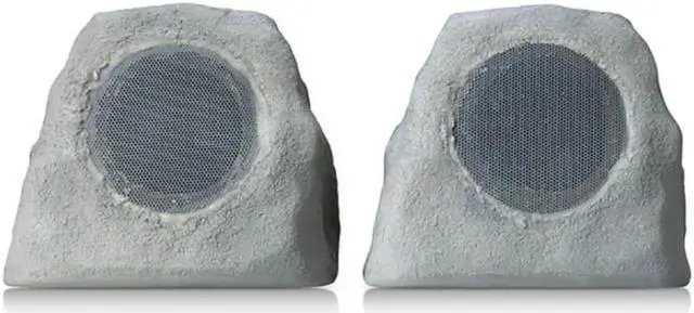 Alt view image 4 of 8 - iHome Rechargeable Bluetooth Outdoor Solar Rock LED Speaker Set with Multilink