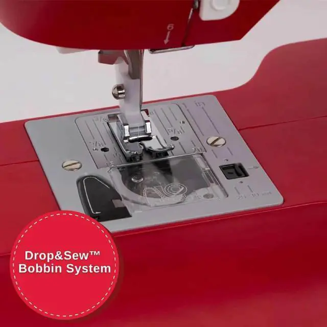 Alt view image 6 of 7 - Singer 3337RED Simple 3337 Sewing Machine - Red
