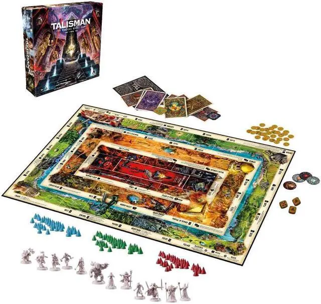 Alt view image 3 of 5 - Avalon Hill F6652 Talisman: The Magical Quest Board Game - 5th Edition
