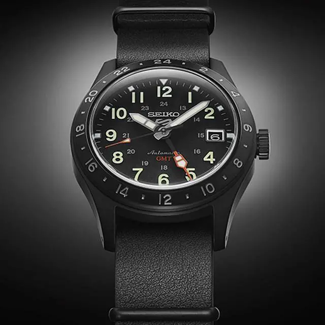 Alt view image 3 of 3 - Seiko SSK025 5 Sports Field Series Mens Watch - Black