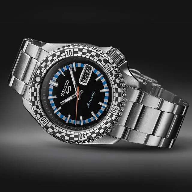 Alt view image 3 of 3 - Seiko SRPK67 5 Sports Special Edition Series Mens Watch - Stainless Steel/Black