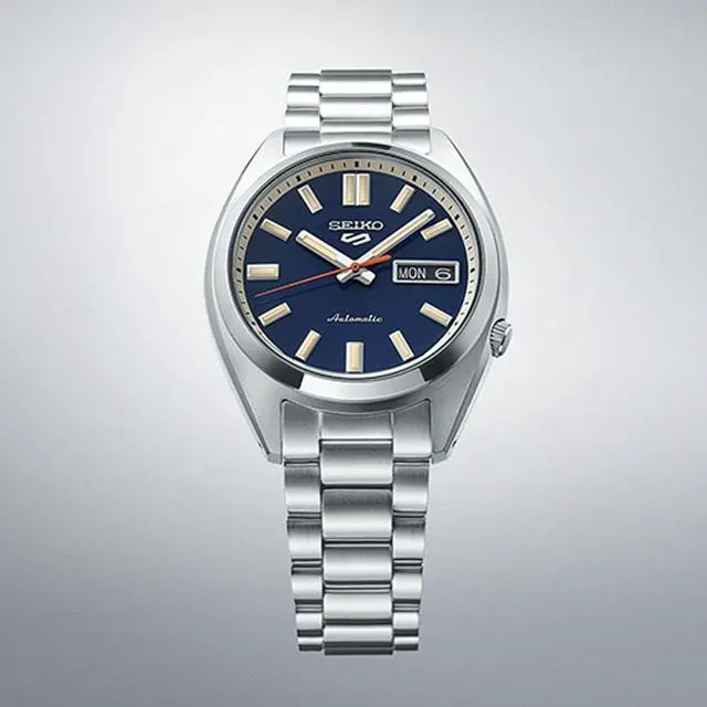 Alt view image 3 of 4 - Seiko SRPK87 5 Sports SNXS Series Mens Watch - Stainless Steel/Navy