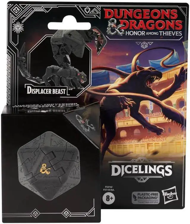 Alt view image 3 of 4 - Hasbro F5216 Dungeons & Dragons Honor Among Thieves D&D Dicelings Displacer Beast Action Figure