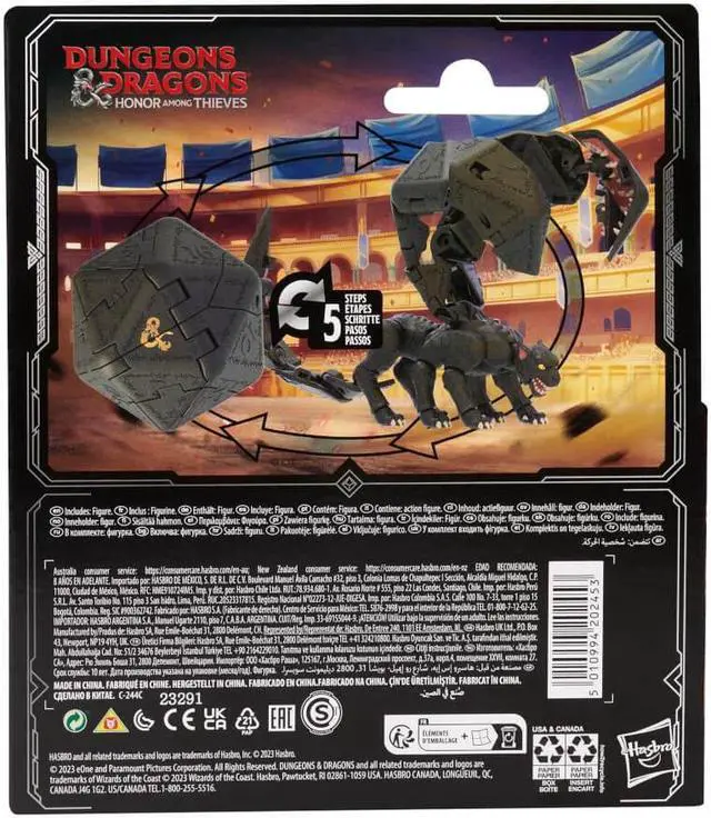 Alt view image 4 of 4 - Hasbro F5216 Dungeons & Dragons Honor Among Thieves D&D Dicelings Displacer Beast Action Figure