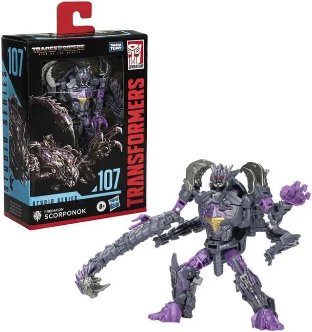 Alt view image 3 of 5 - Hasbro F8755 Transformers Takara Tomy Studio Series Deluxe Transformers: Rise of the Beasts 107 Predacon Scorponok Acti