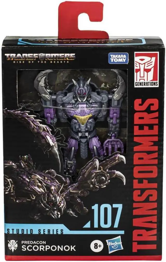Alt view image 4 of 5 - Hasbro F8755 Transformers Takara Tomy Studio Series Deluxe Transformers: Rise of the Beasts 107 Predacon Scorponok Acti