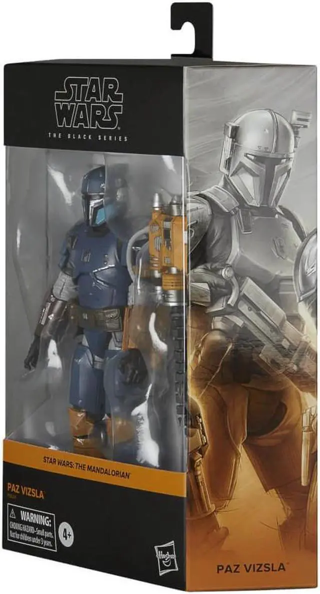 Alt view image 3 of 7 - Hasbro F9544 6 inch Star Wars The Black Series Paz Vizsla Action Figure